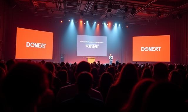 Successful brand launch event with enthusiastic audience
