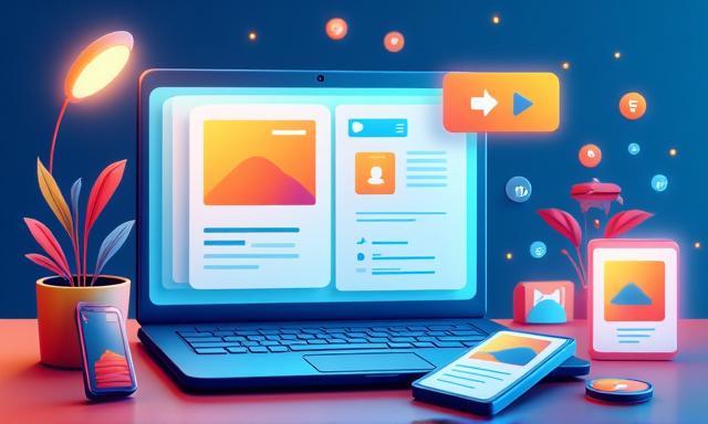 Creative digital marketing campaign visuals